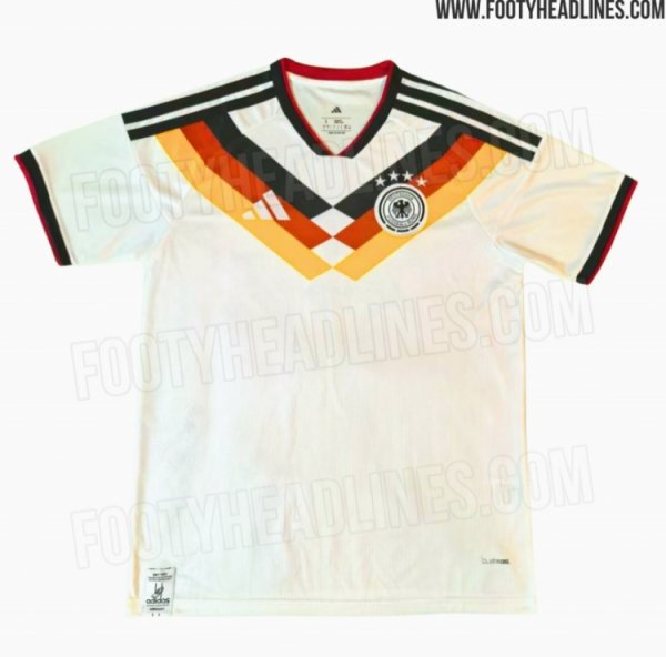 德国来岁主场球衣谍照：灵感起首于1990年和2014年天下杯主场球衣