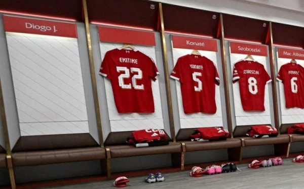 永存！利物浦更衣室保留若塔座位，他的名字被列入首轮联赛次第册