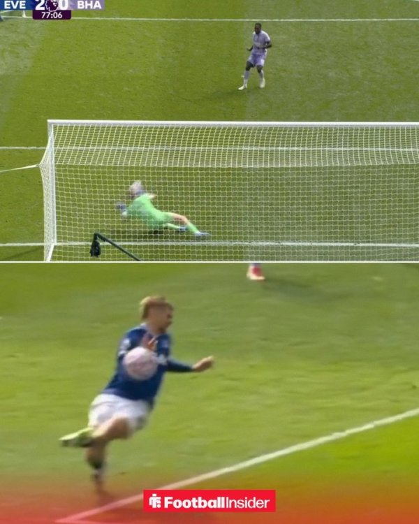 英超官方解说点球：裁判觉得霍尔手臂抬起，离别理地扩大防护面积