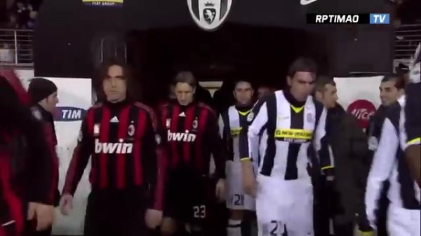 经典对决！08年意甲，阿毛里双响皮耶罗传射，尤文4-2校服米兰