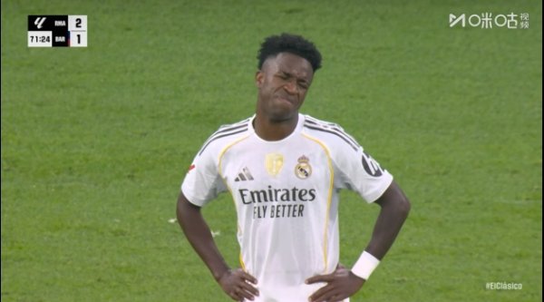 记者：皇马酌量对维尼修斯模范处治，球员在言语后已坚忍到无理