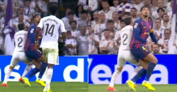 世体复盘国度德比：裁判纵容下费兰阐扬受限；卡瓦哈尔犯规未判点