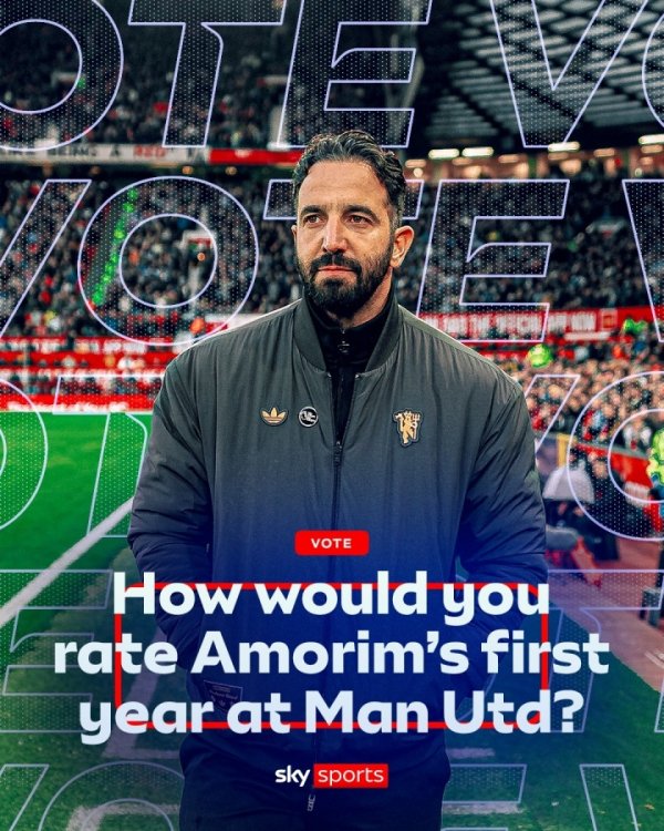 怎么评价阿莫林上任一年进展？詹俊：顽抗中看到一点但愿