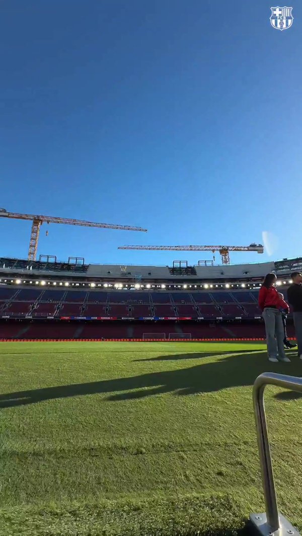 巴萨官方社媒晒诺坎普视频：迎接来到Spotify诺坎普球场