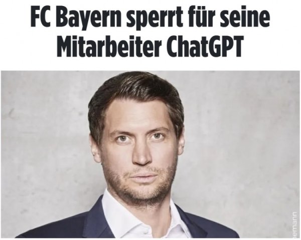 图片报：拜仁自主研发AI器具，辞让职工用ChatGPT